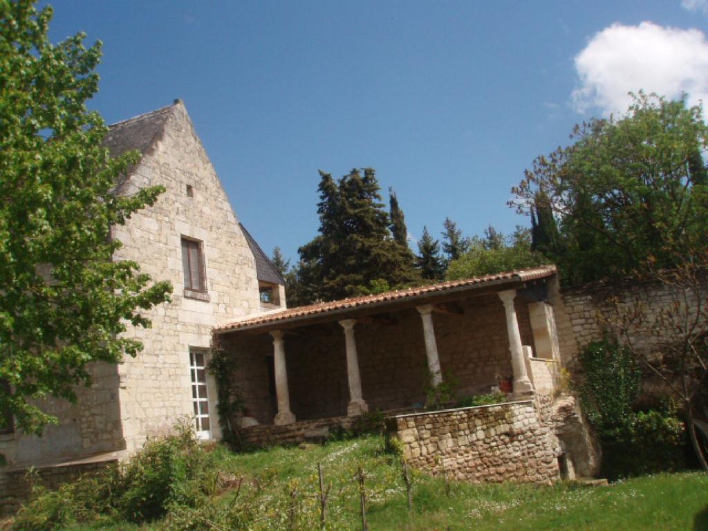 Bed and Breakfast Le Logis Du Peu Girard La Roche-Clermault Zewnętrze zdjęcie